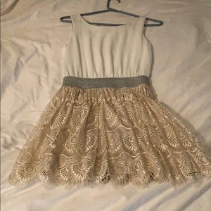 Pins and needles White party dress